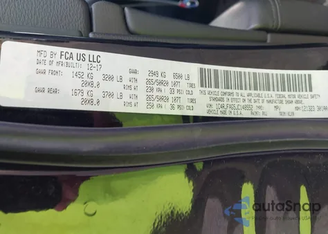 2018 Jeep Grand Cherokee Altitude 4X4 из США, поврежденный, VIN 1C4RJFAG5JC148552